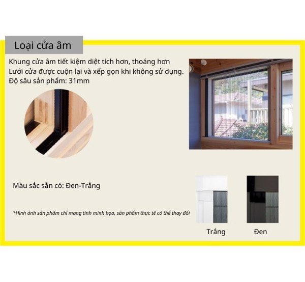 cửa lưới metaco side